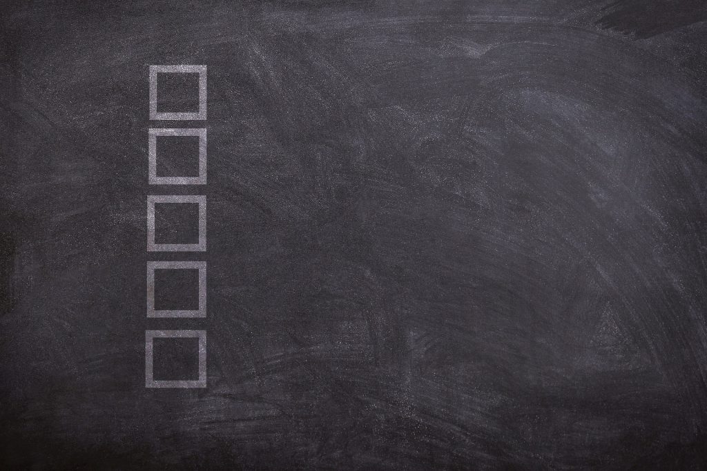 今すぐ使えるチェックリスト